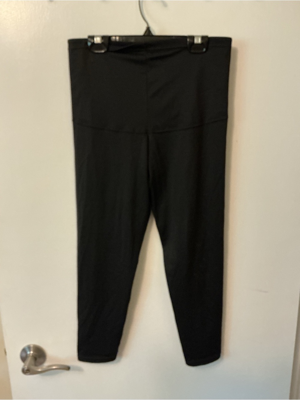 Flexees Black High-Rise Leggings